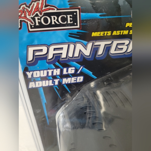 Rival Force Adult Anti-Fog Paintball Helmet Mask Youth LG/ Adult Med - Picture 2 of 8